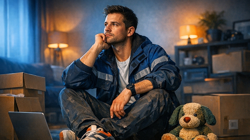 Mladý dospělý na pomezí kariéry a hledání vlastní identity jako symbol odkládání dospělosti